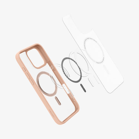 כיסוי Spigen לאייפון 16 סדרה אולטרה היברידי (MagFit)